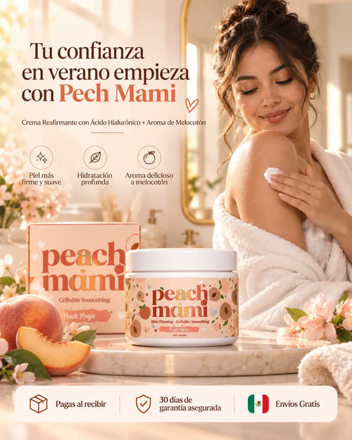 Crema Peach Mami® Hidrata+ Rejuvenece y Reafirma tu piel