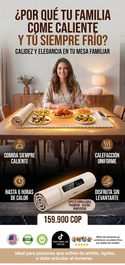 Tapete Calentador Comida Glow