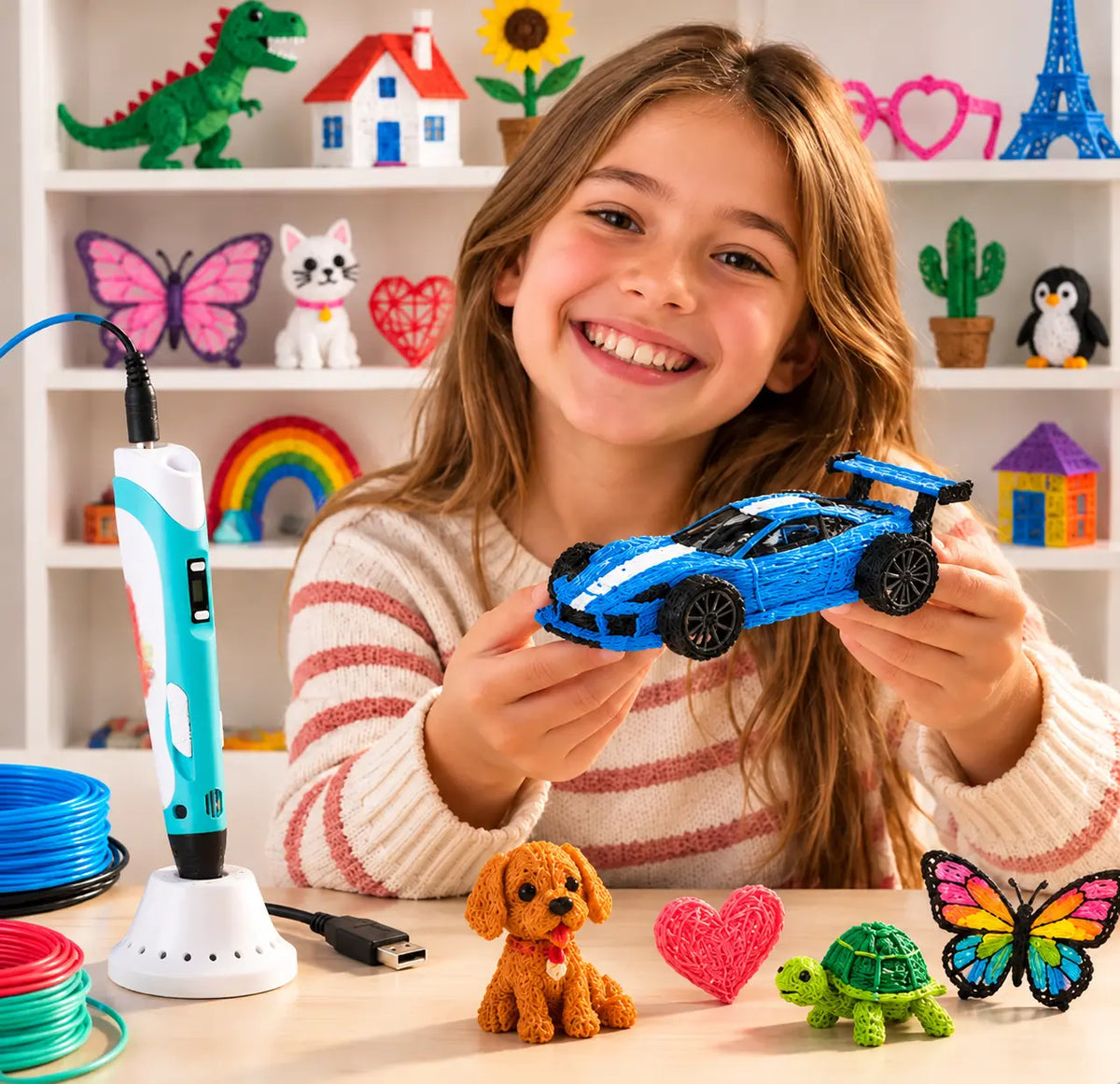 Lapiz de impresión 3D- Creatividad para toda la familia sin limites y sin pantallas